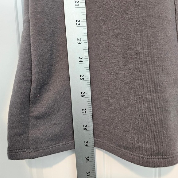 Isabel Maternity Tank Top Womens Medium Gray Sleeveless Crossover Blouse Soft - Picture 8 of 10